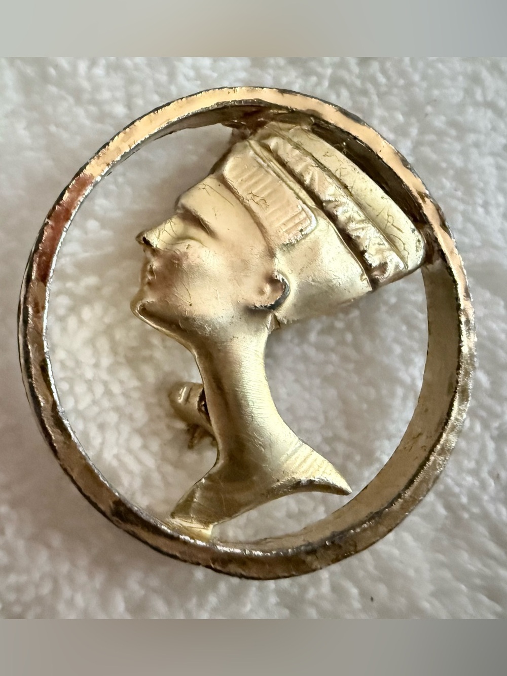 Vintage Egyptian
Revival Nefertiti Brooch